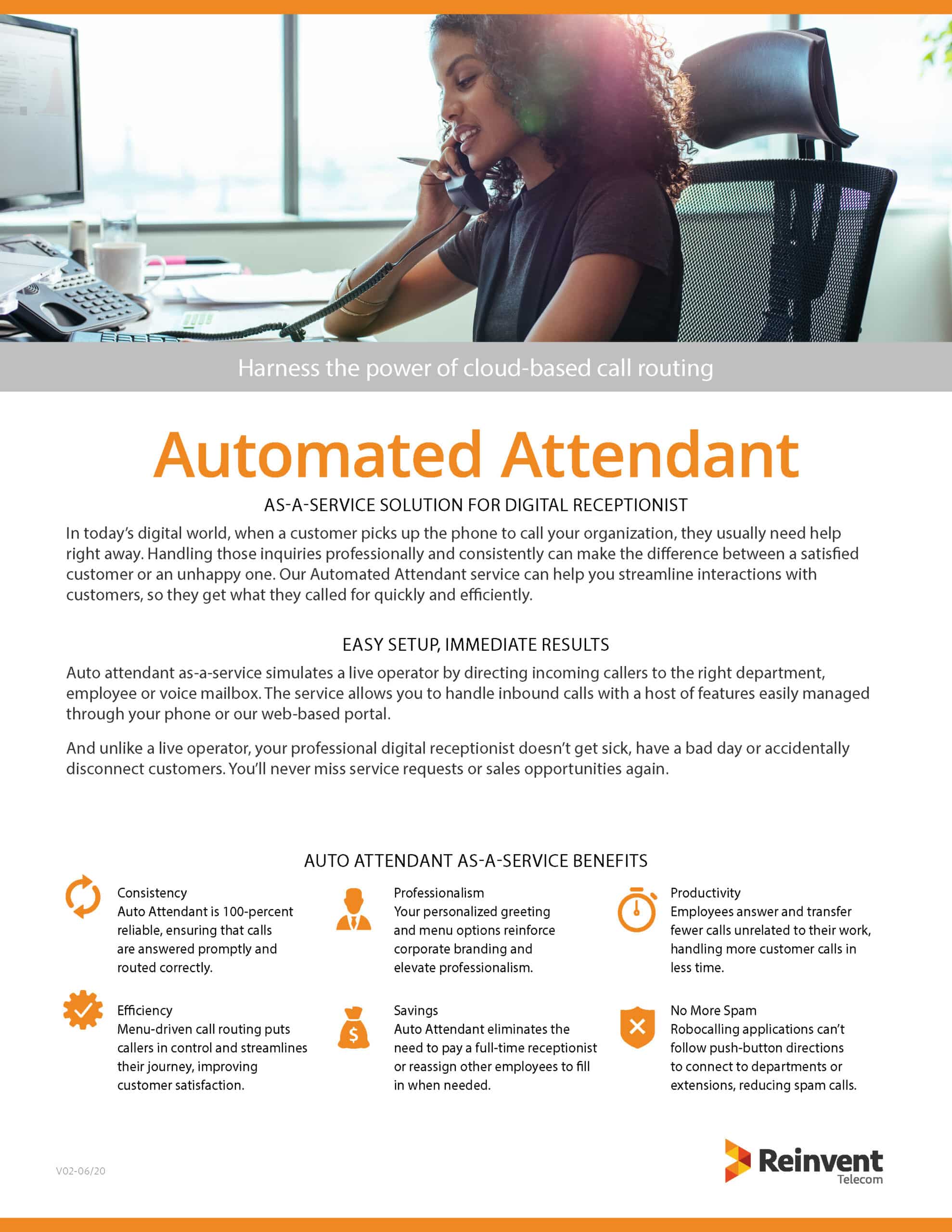 Auto Attendant Flyer