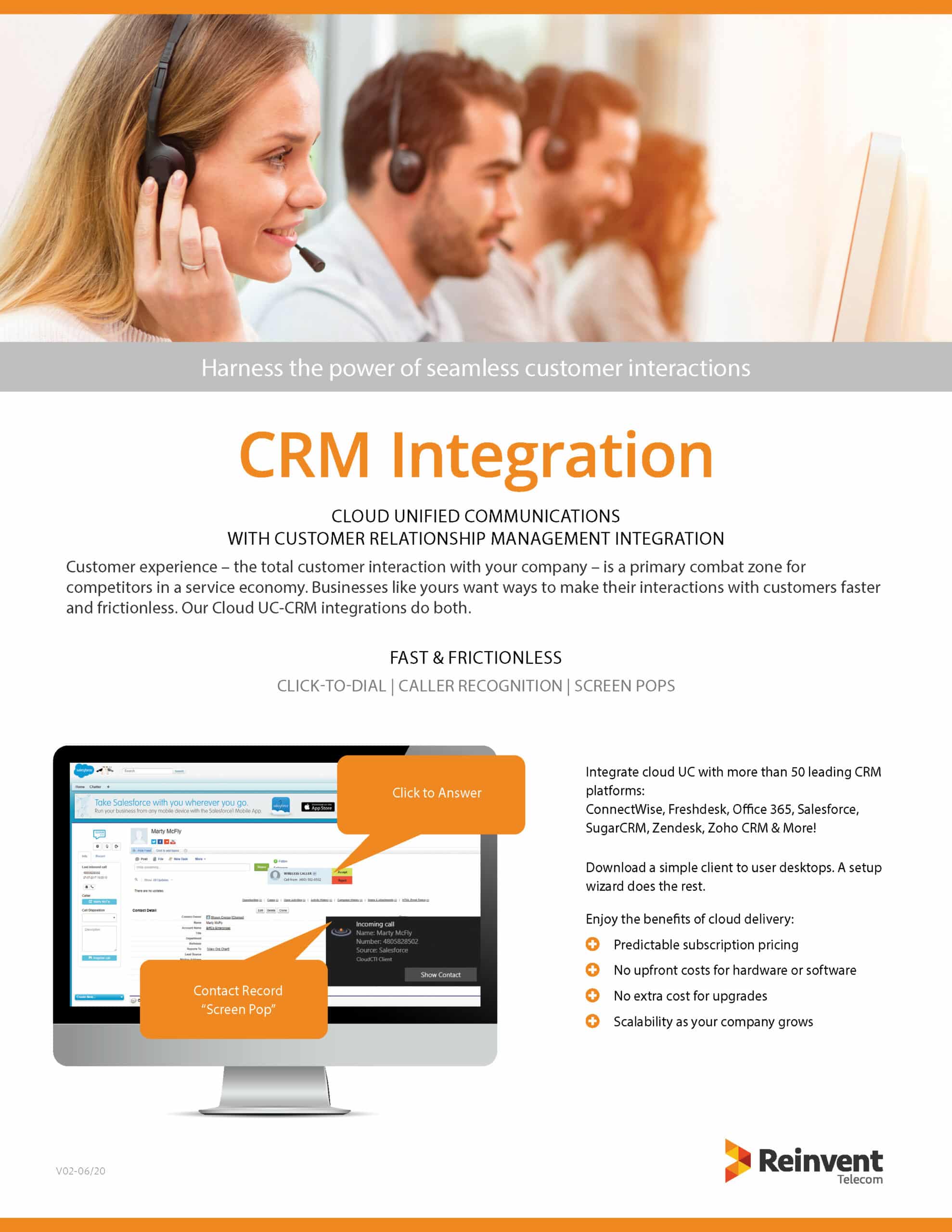 CRM Integration Flyer