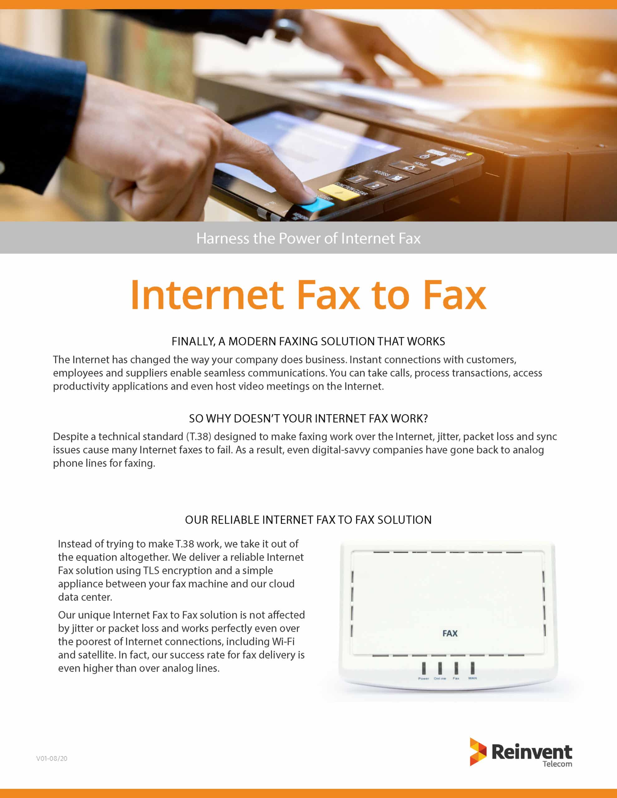 Internet Fax to Fax Flyer