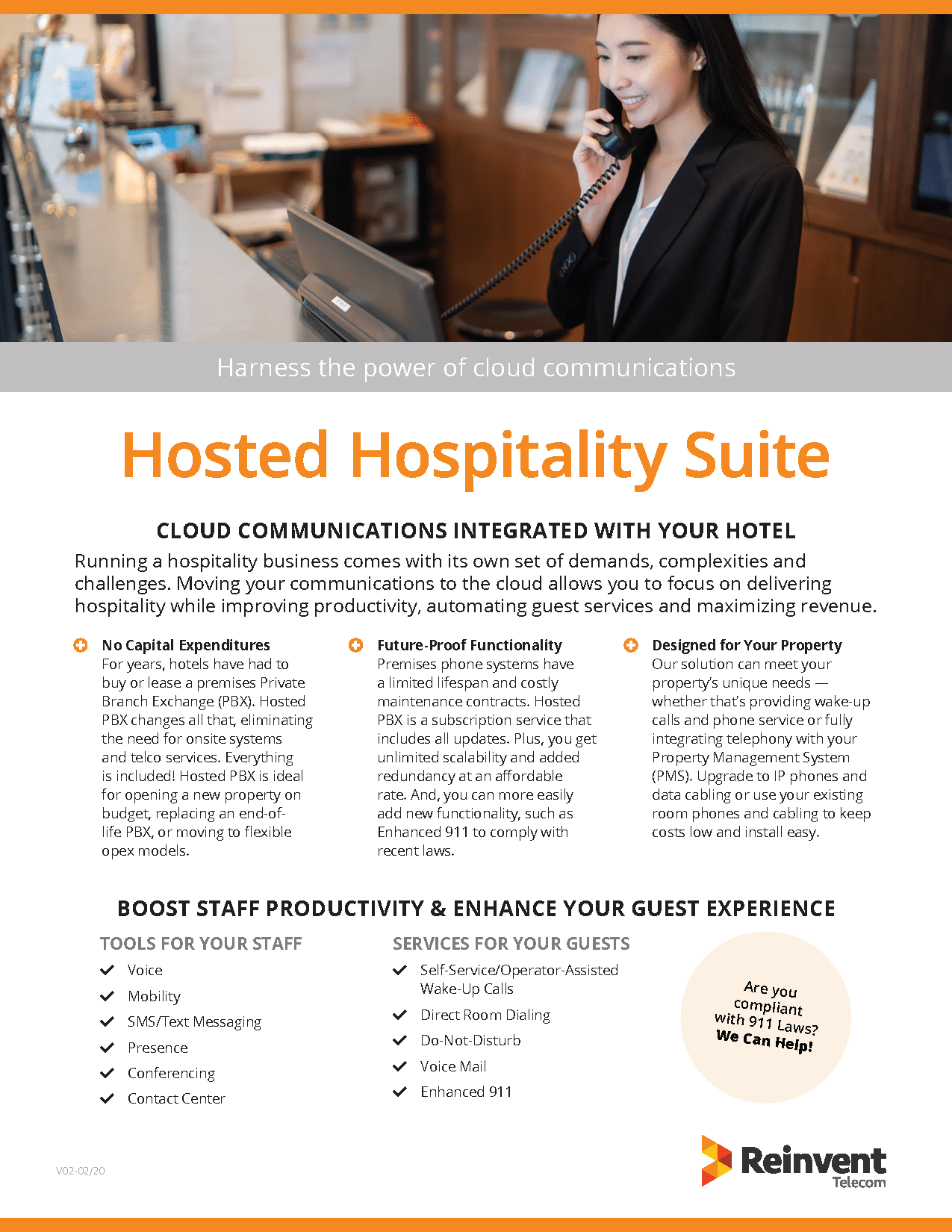Hosted Hospitality Suite Flyer