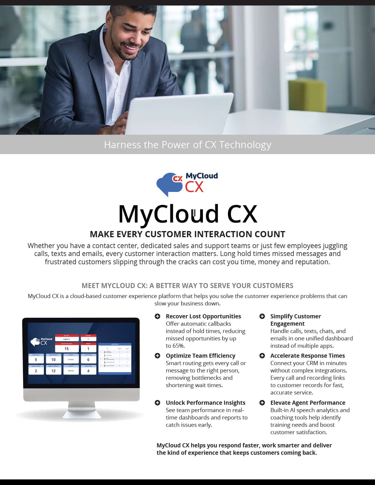 Cloud Contact Center Flyer